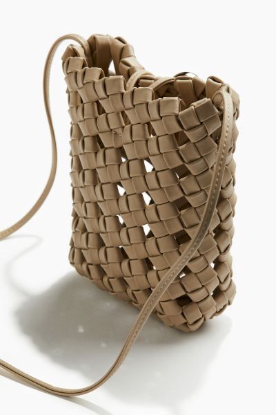 Braided Phone Bag - Beige - Ladies | H&M US | H&M (US + CA)