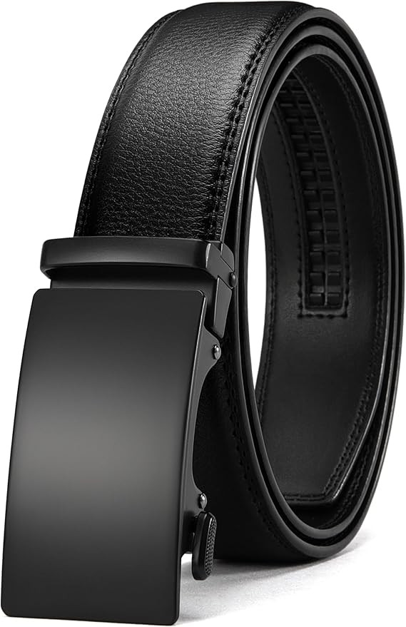 CHAOREN Mens Belt - Mens Ratchet Belt Leather 1 3/8" for Dress Pant - Micro Adjustable Belt Fit E... | Amazon (US)