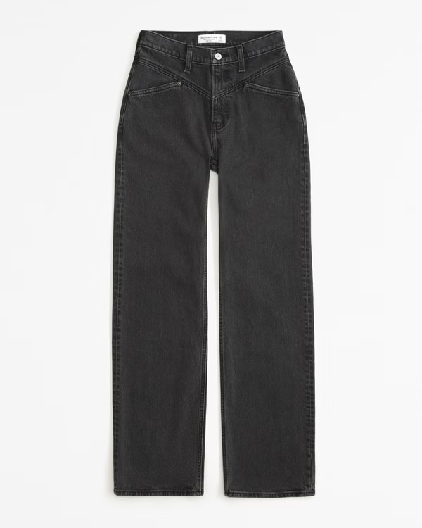 Women's Curve Love High Rise 90s Relaxed Jean | Women's Bottoms | Abercrombie.com | Abercrombie & Fitch (US)