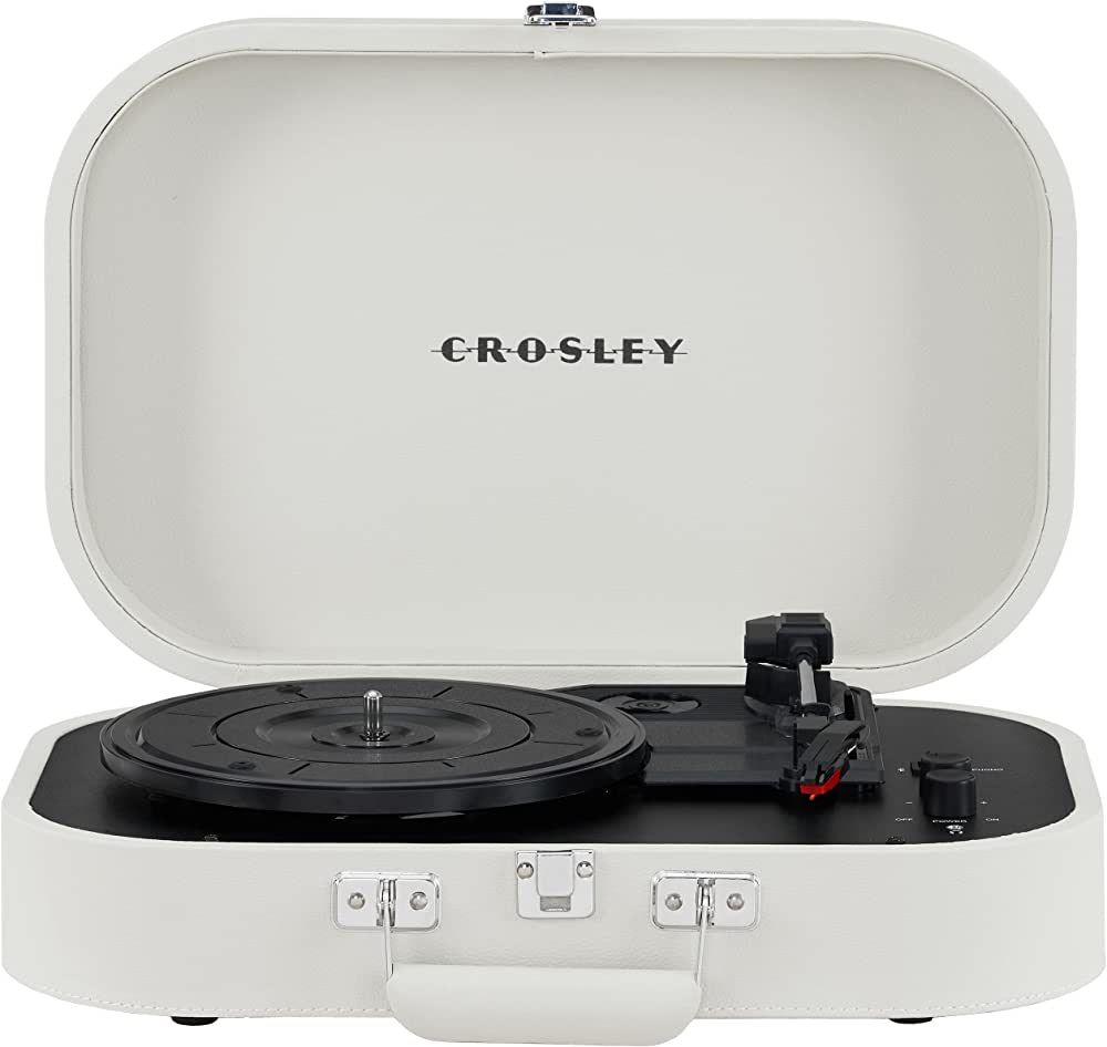Crosley CR8009B-DU Discovery Vintage Bluetooth in/Out 3-Speed Belt-Driven Suitcase Vinyl Record P... | Amazon (US)