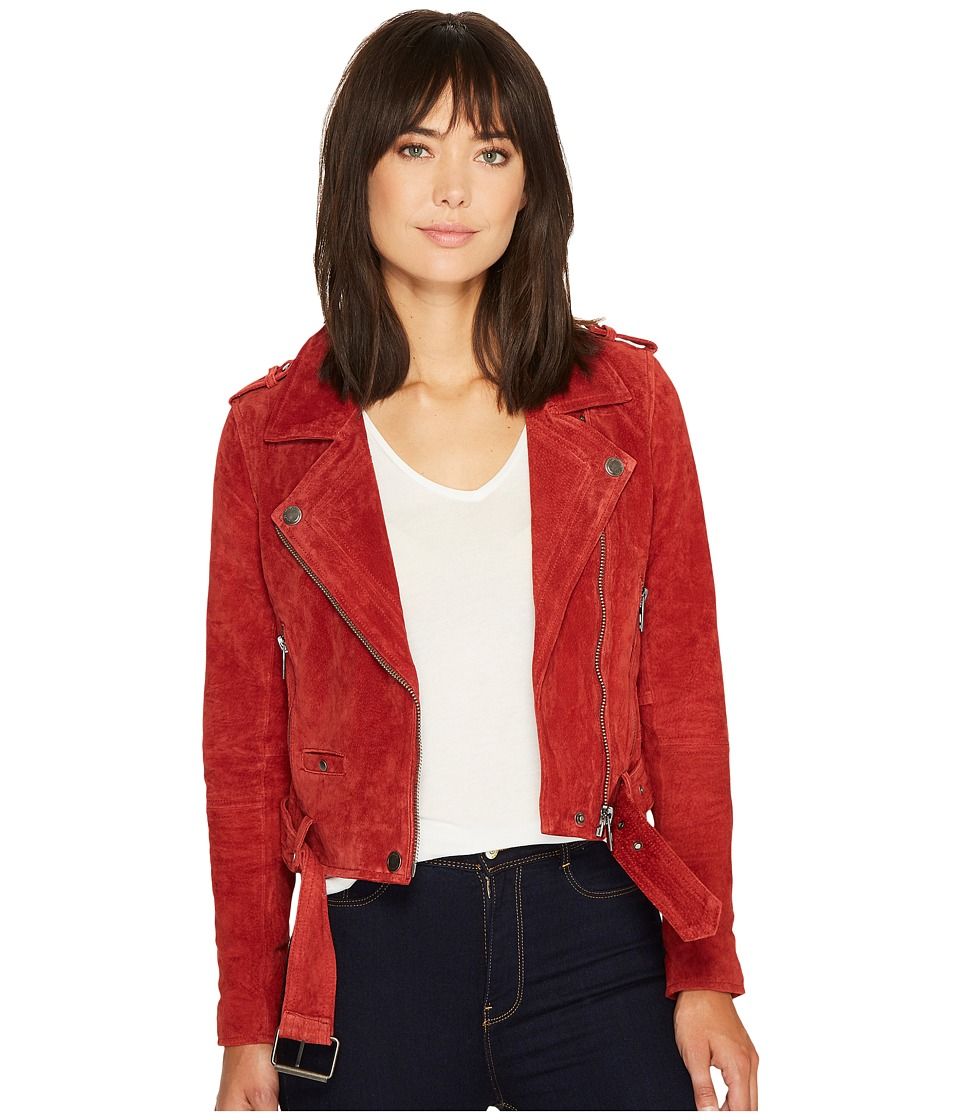 Blank NYC - Moto Jacket in Red My Mind (Red My Mind) Women's Coat | Zappos