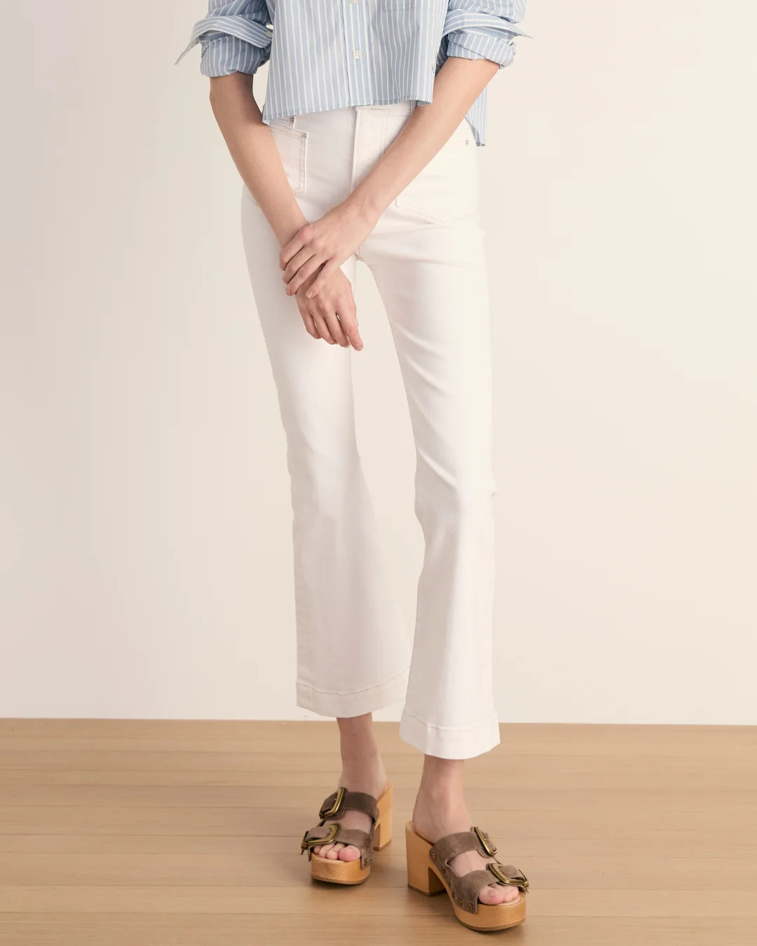 CARSON ANKLE FLARE W/ PATCH POCKETS | FEBE Clothing