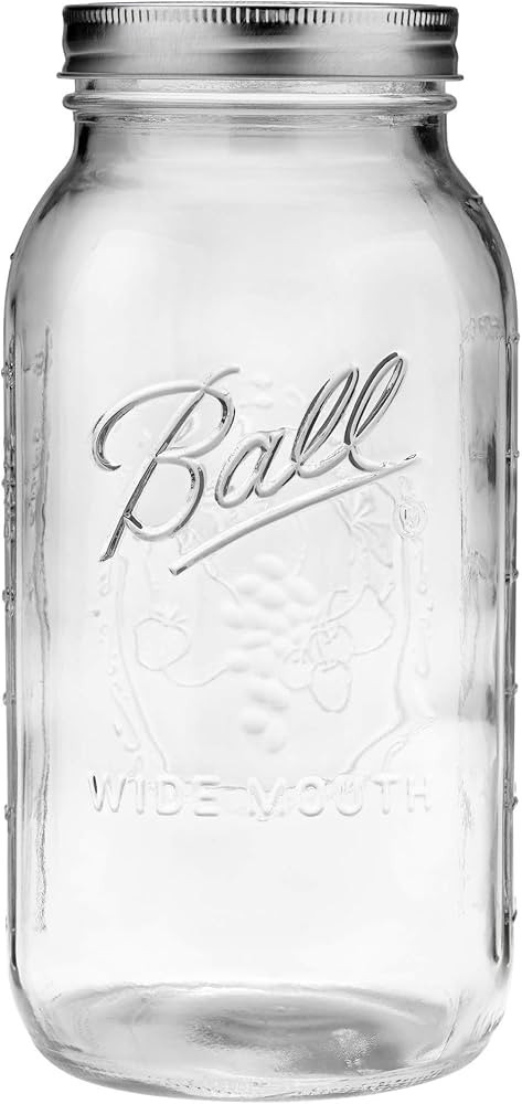 Ball 1 64oz Wide Mouth Half Gallon Mason Jar | Amazon (US)