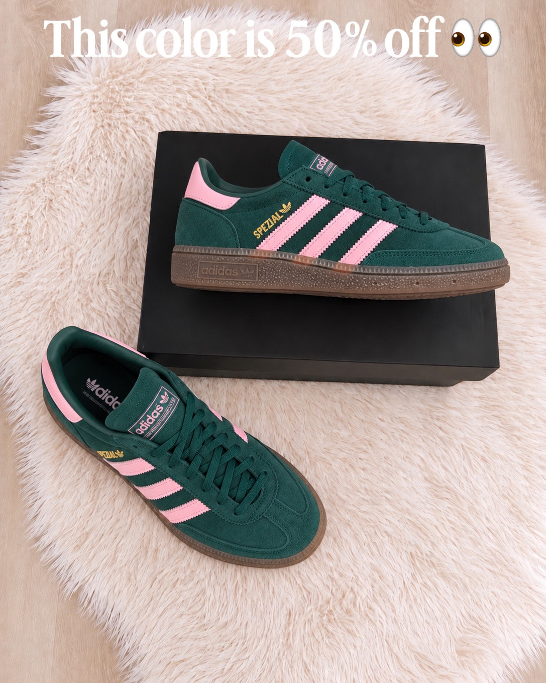 This green + pink adidas Spezial pair is 50% OFF right now and I would not wait if your size is available! 👀 The brown adidas Spezial sneakers are also on sale, and I had to include the neutral cream pair because that colorway is SO good for an everyday sneaker. If you’ve been looking for adidas Spezial sneakers, trendy fall sneakers, casual sneakers for women, brown sneakers, neutral sneakers or an easy shoe to wear with jeans, leggings and everyday mom outfits, these are three of my favorite colorways right now—and the sale pairs are definitely the ones I’d check first before sizes start disappearing. #LTKShoeCrush #LTKStyleTip #adidasspezial #adidassneakers #womenssneakers #fallsneakers #casualshoes #traveloutfit

#LTKSaleAlert #LTKTravel #LTKSaleAlert #LTKootd