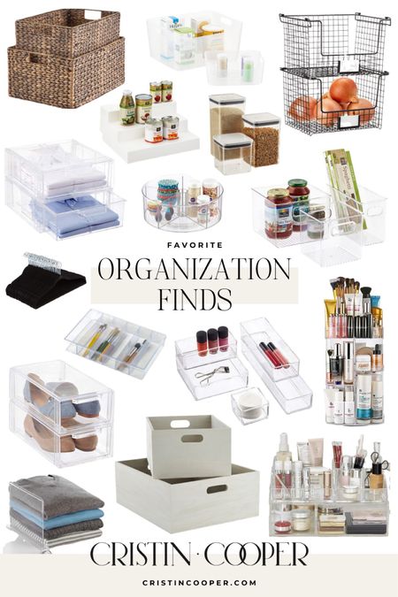 I routinely get asked on Instagram stories where my organizers, bins and baskets are from, I thought it best to dedicate an entire post to all things organization! 

Mocha Storage Bins // Clear Plastic Bins // Black Stackable Baskets // Expanding Shelf // Clear Square Canisters // Stackable Shirt Drawer // Lazy Susan // Clear Pantry Bins // Velvet Hangers // Compartment Clear Box // Stackable Drawer Organizers // Circular Makeup Organizer // Stackable Shoe Drawer // Shelf Divider // Whitewashed Storage Bins // Acrylic Makeup Organizer

#LTKfamily #LTKhome