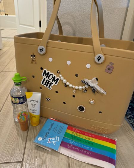 What’s in my beach bag! Love these towel bands, sippy tops for water bottles and towel bands to keep your towel on the pool chair! I also love using a makeup brush to apply the kids sunscreen. 

Beach essentials. Travel essentials. Bogg bag. Beach bag. Beach vacation must haves. Travel hacks. Pool bag. 

#LTKItBag #LTKTravel