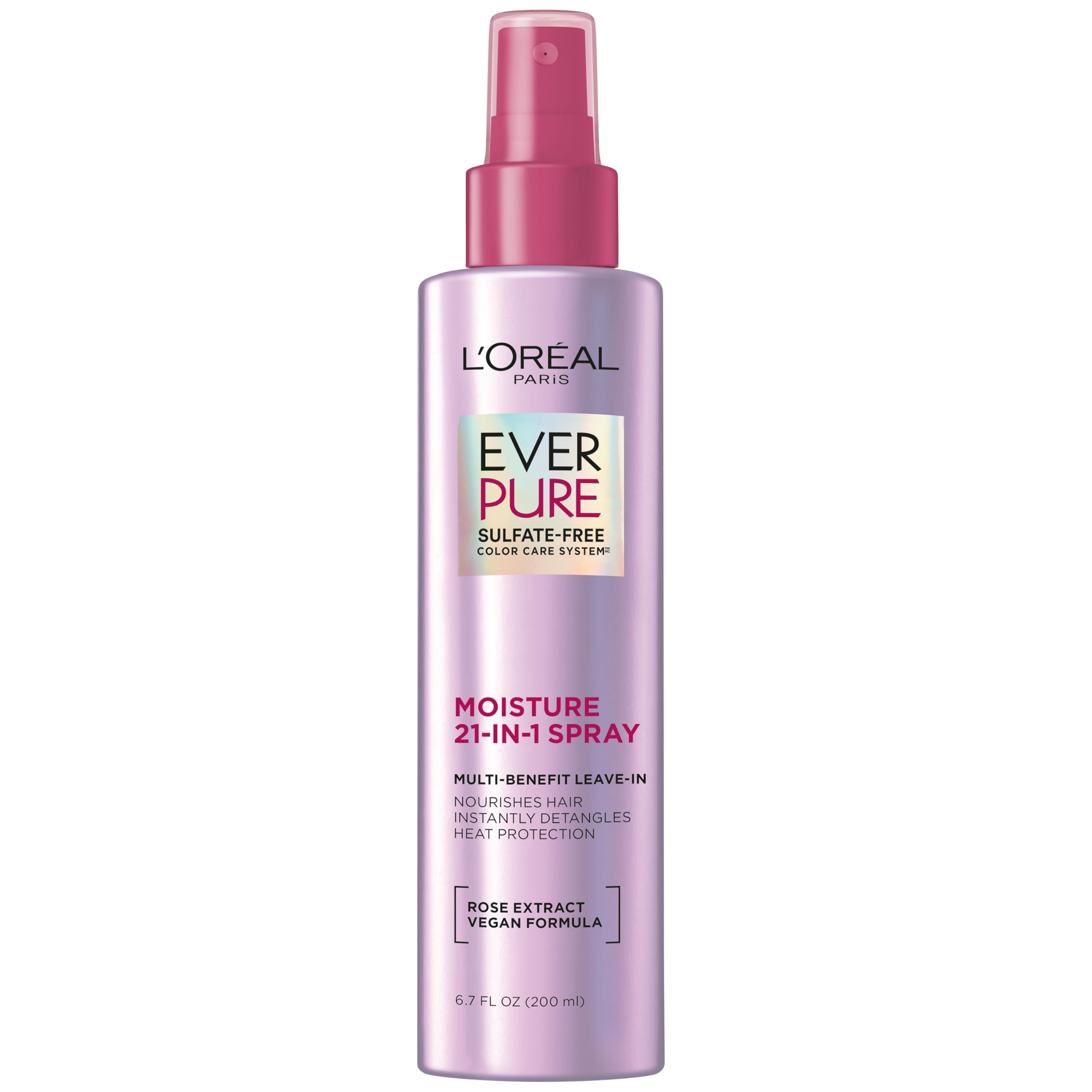 L'Oreal Paris Sulfate Free Moisture 21-in-1 Leave-In Conditioner for Dry Hair, EverPure, 6.7 fl o... | Amazon (US)