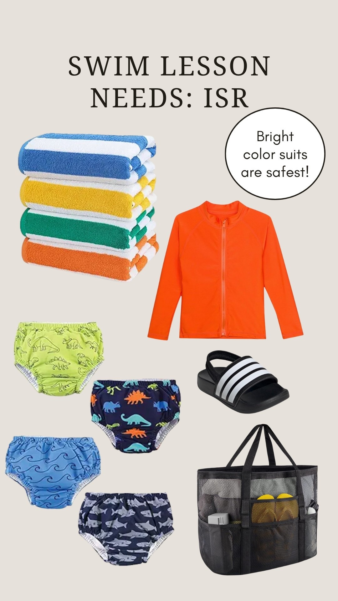 We started ISR swim lessons and this is everything I bought this summer. They are going SO well and don’t forget neon bright colors are safest in the water because you can see them easily.
Toddler swimsuit, baby swim, swimming summer, pool toddler, pool kids, summer pool

#LTKKids #LTKBaby #LTKFamily