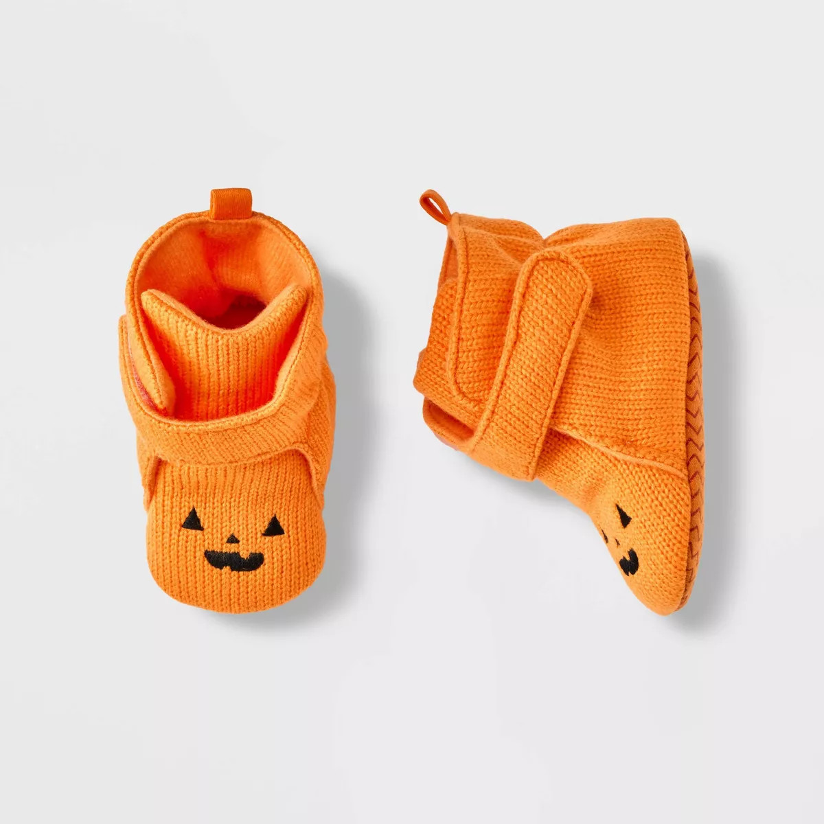 Baby Pumpkin Bootie Slippers - Cat & Jack™ Orange | Target