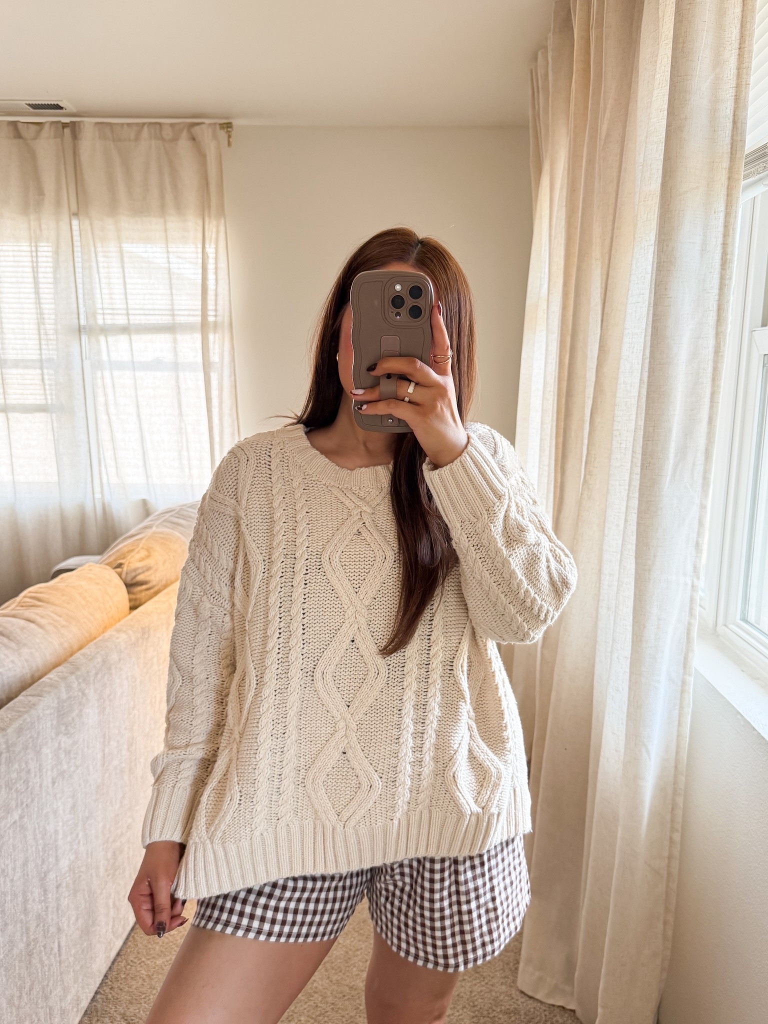 Another summer to fall ootd 🍂
Wearing a S/M in the sweater& also linking a similar version 
The shorts are sold out in the color I got so linking another option as well!



Fall sweater
Gingham shorts


#LTKMidsize #LTKSeasonal #LTKStyleTip