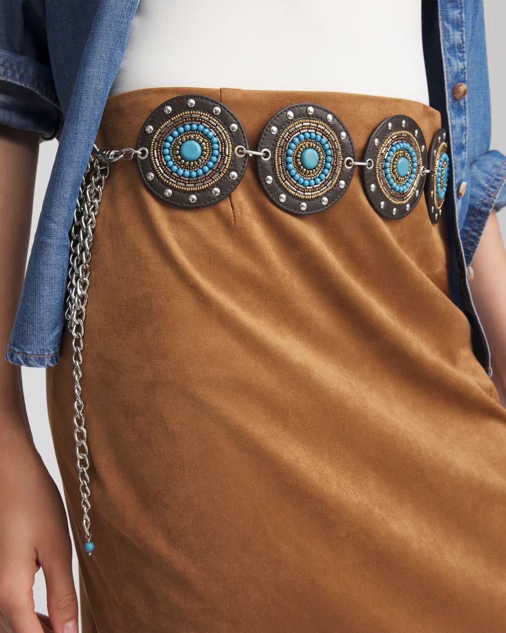 Beaded Medallion Chain Belt | Chico's