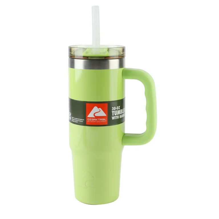 Ozark Trail 30 oz Tumbler with Handle, Shimmer Sonic Lime | Walmart (US)