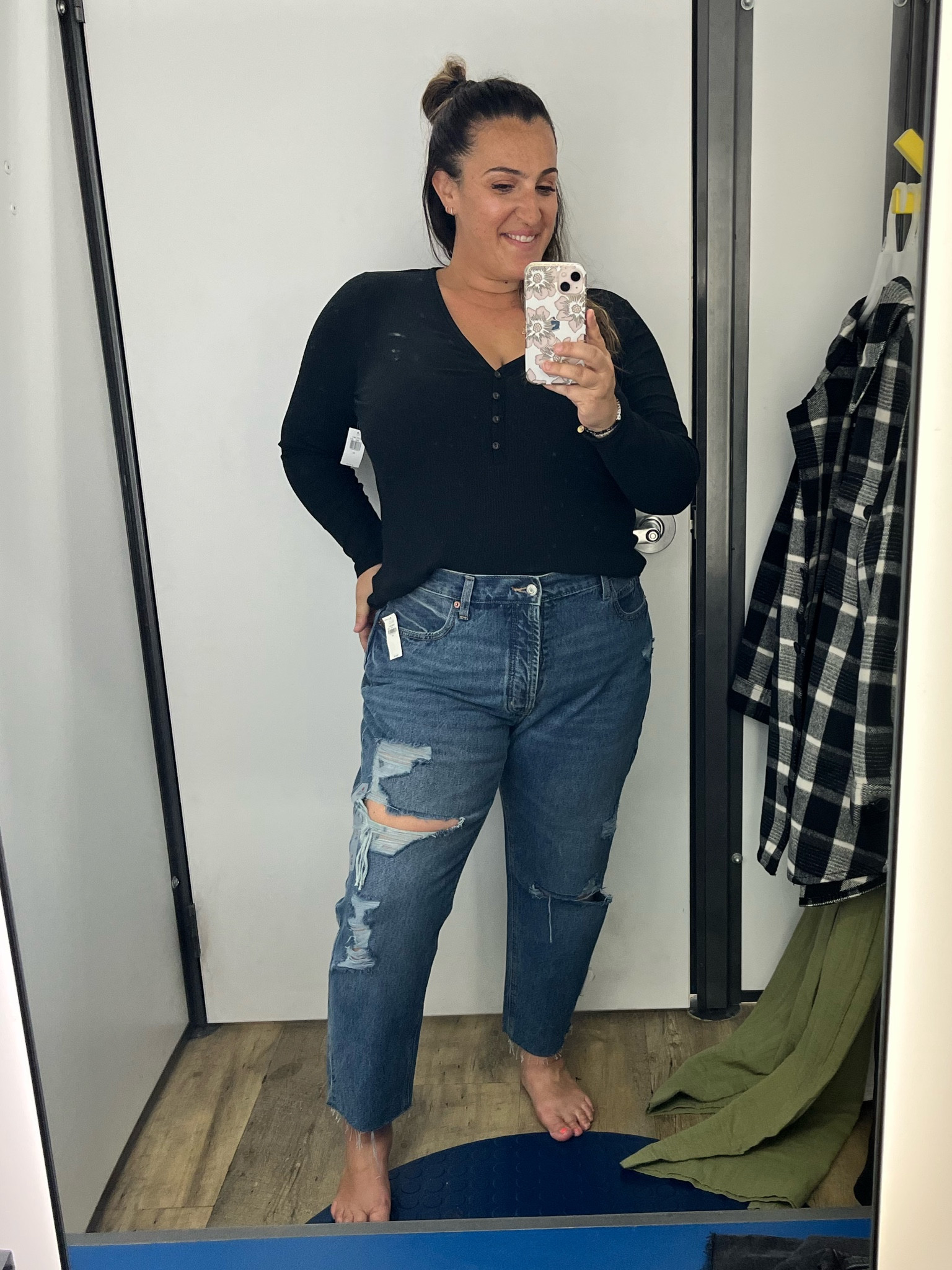 My fav henleys! I stock up on these every year!!! You can’t go wrong with old navy.

I sized up in the jeans to a 16 and wear an XL in the henley

#LTKstyletip #LTKunder50 #LTKsalealert
