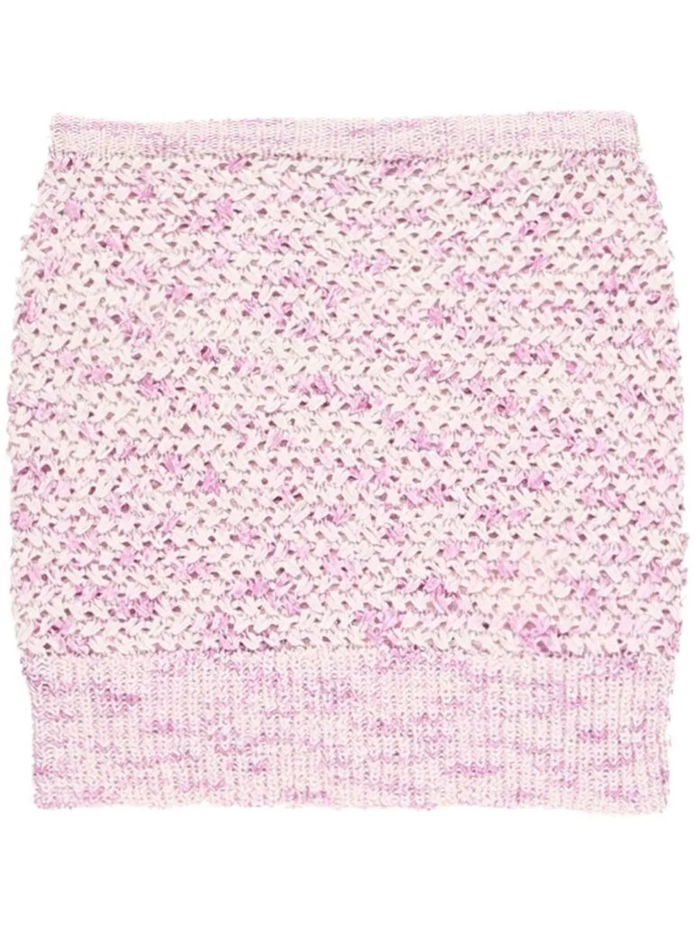 marled knitted mini skirt | Farfetch Global
