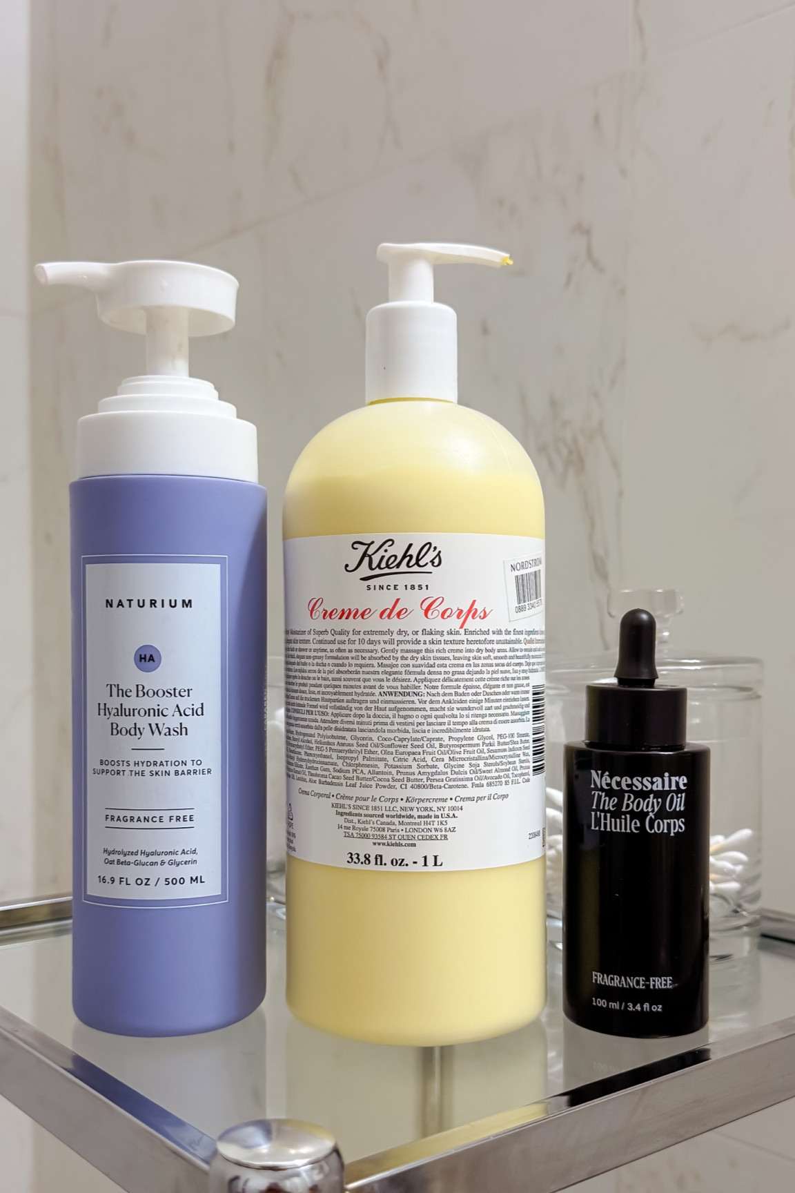 And we can’t forget the body! 🧴 Today’s body care routine starts with a hydrating cleanser in the shower, followed by lotion on damp skin, and finished with body oil to lock it all in. 

#LTKBeauty #LTKOver40 #LTKActive