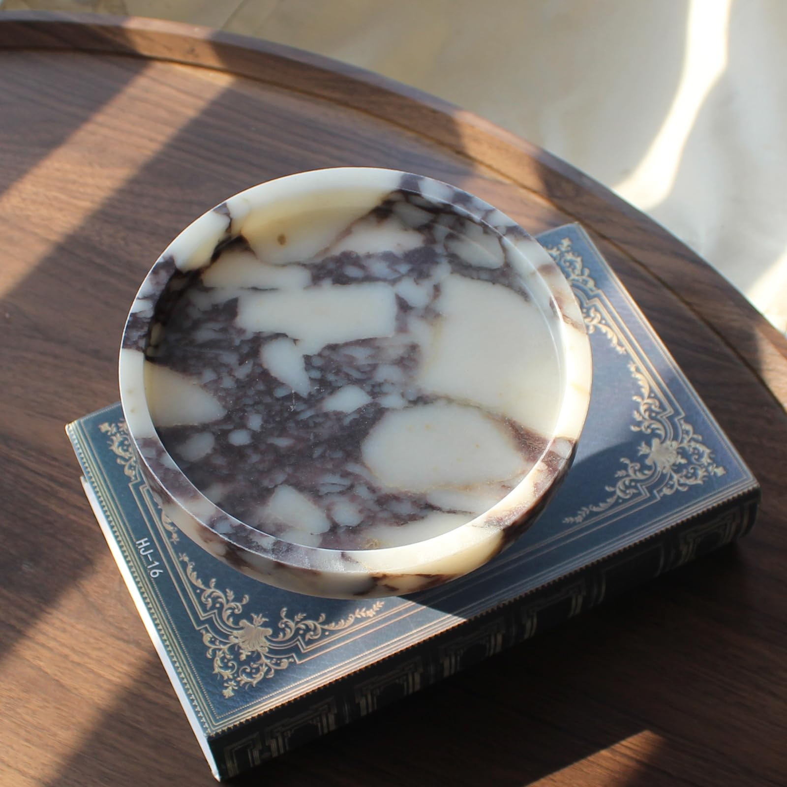 Natural Marble Tray with Legs, Vanity Decorative Tray for Countertop Organizer, Catchall Tray for... | Amazon (US)