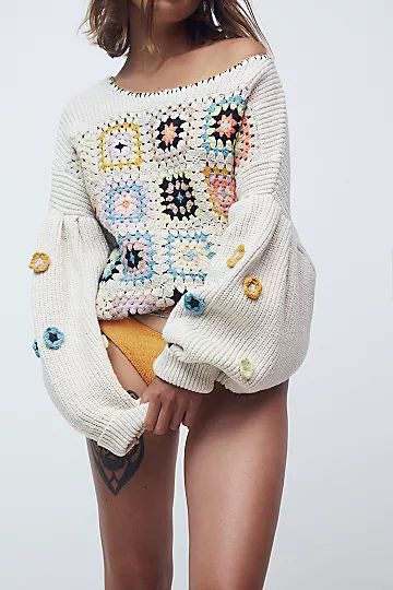 Ambrose Crochet Pullover | Free People (Global - UK&FR Excluded)