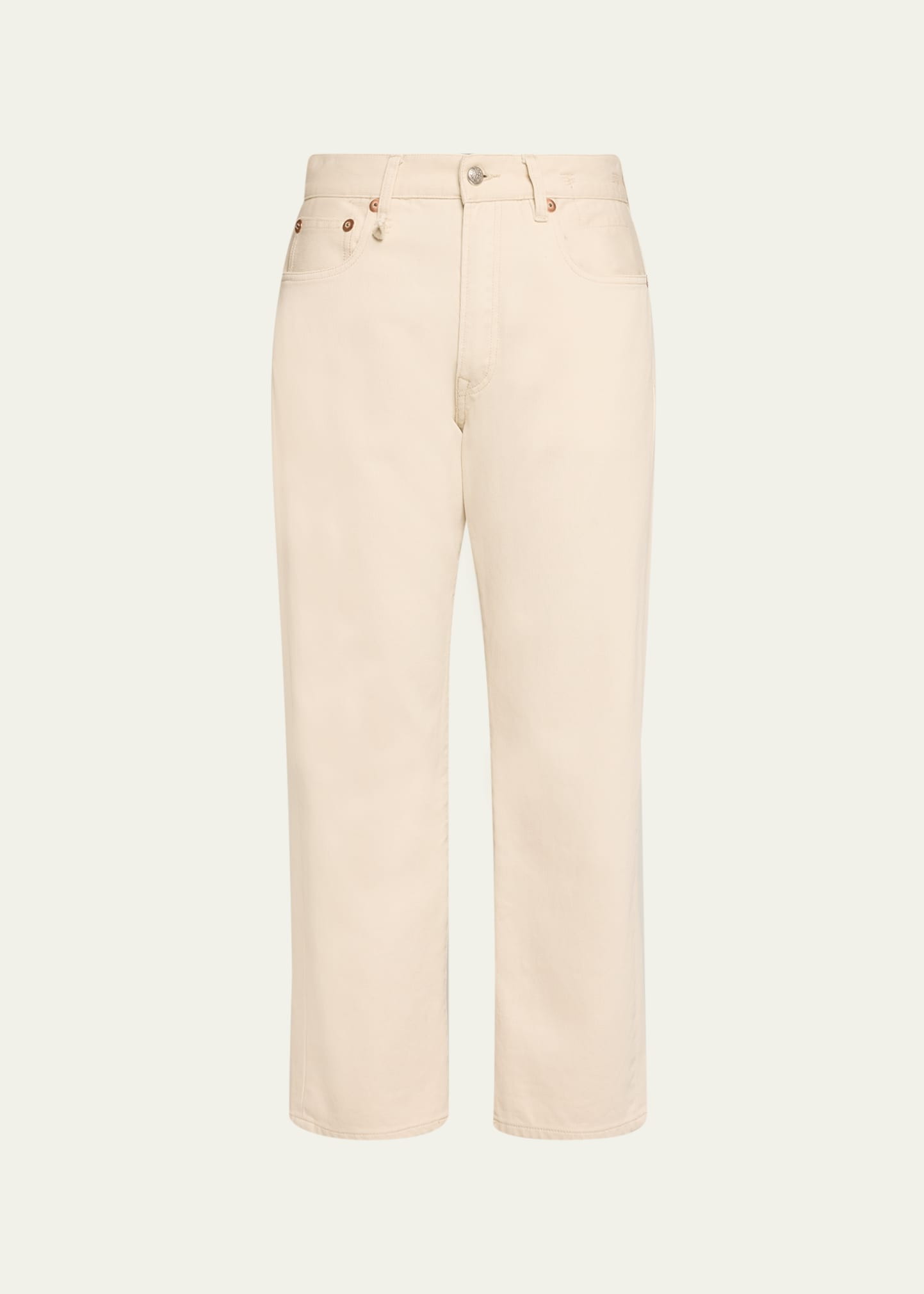 R13 Boyfriend Straight Cropped Jeans | Bergdorf Goodman