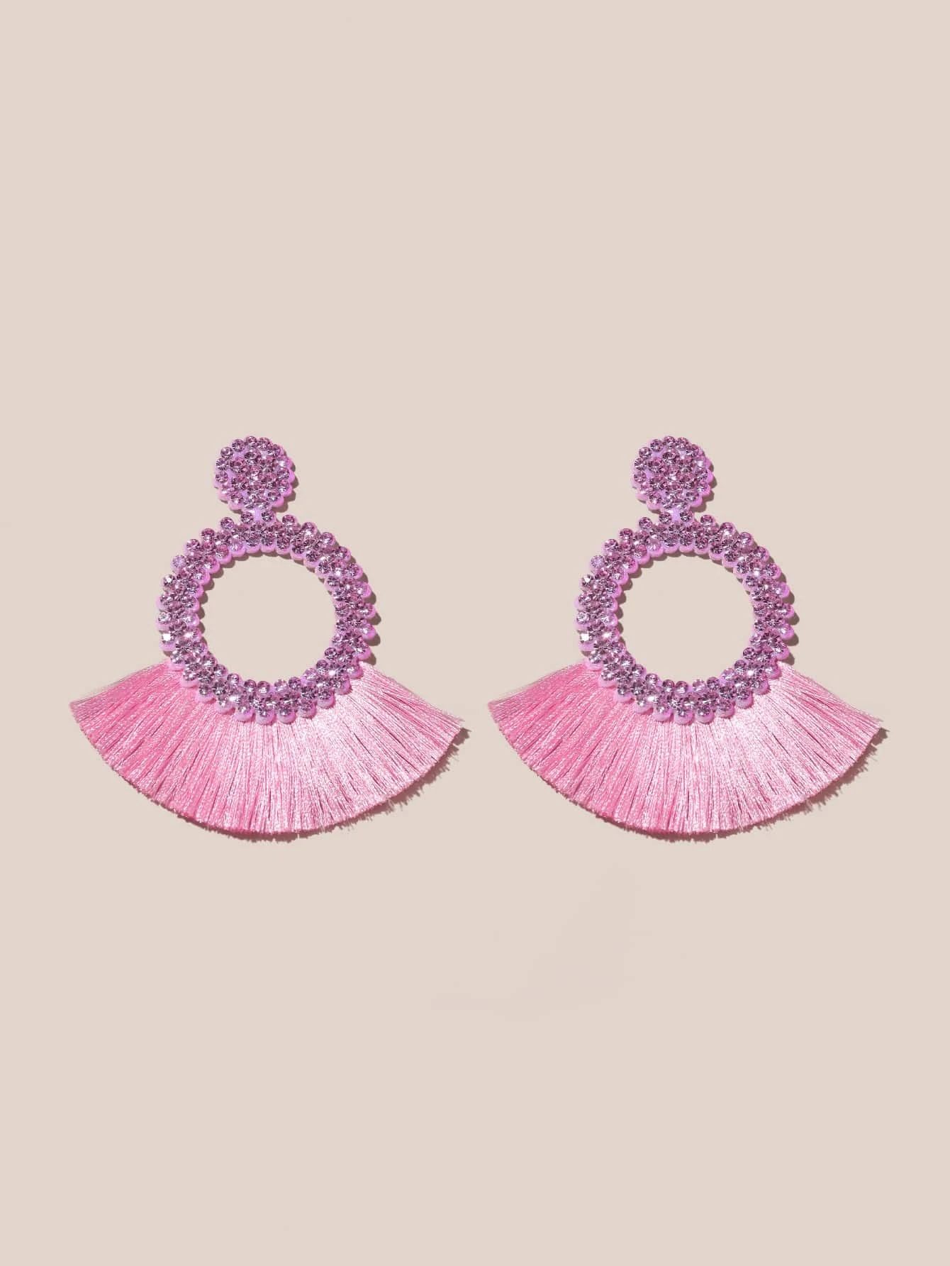 Tassel Decor Drop Earrings | SHEIN