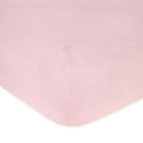 Baby Solid Organic Cotton BEESNUG® Fitted Crib Sheet | Burts Bees Baby
