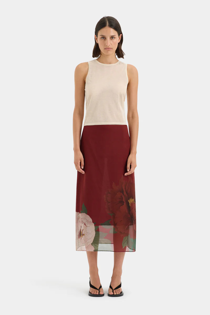 Florian Midi Skirt | Sir The Label (US)