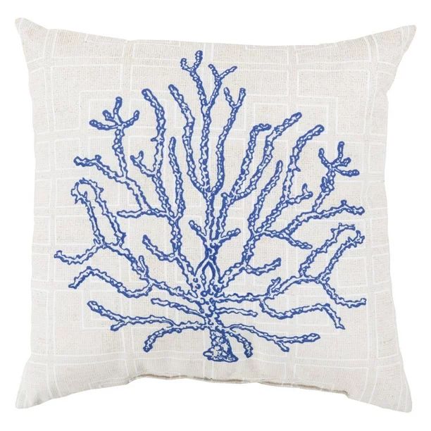 Surya Coastal Coral Outdoor Pillow | Walmart (US)