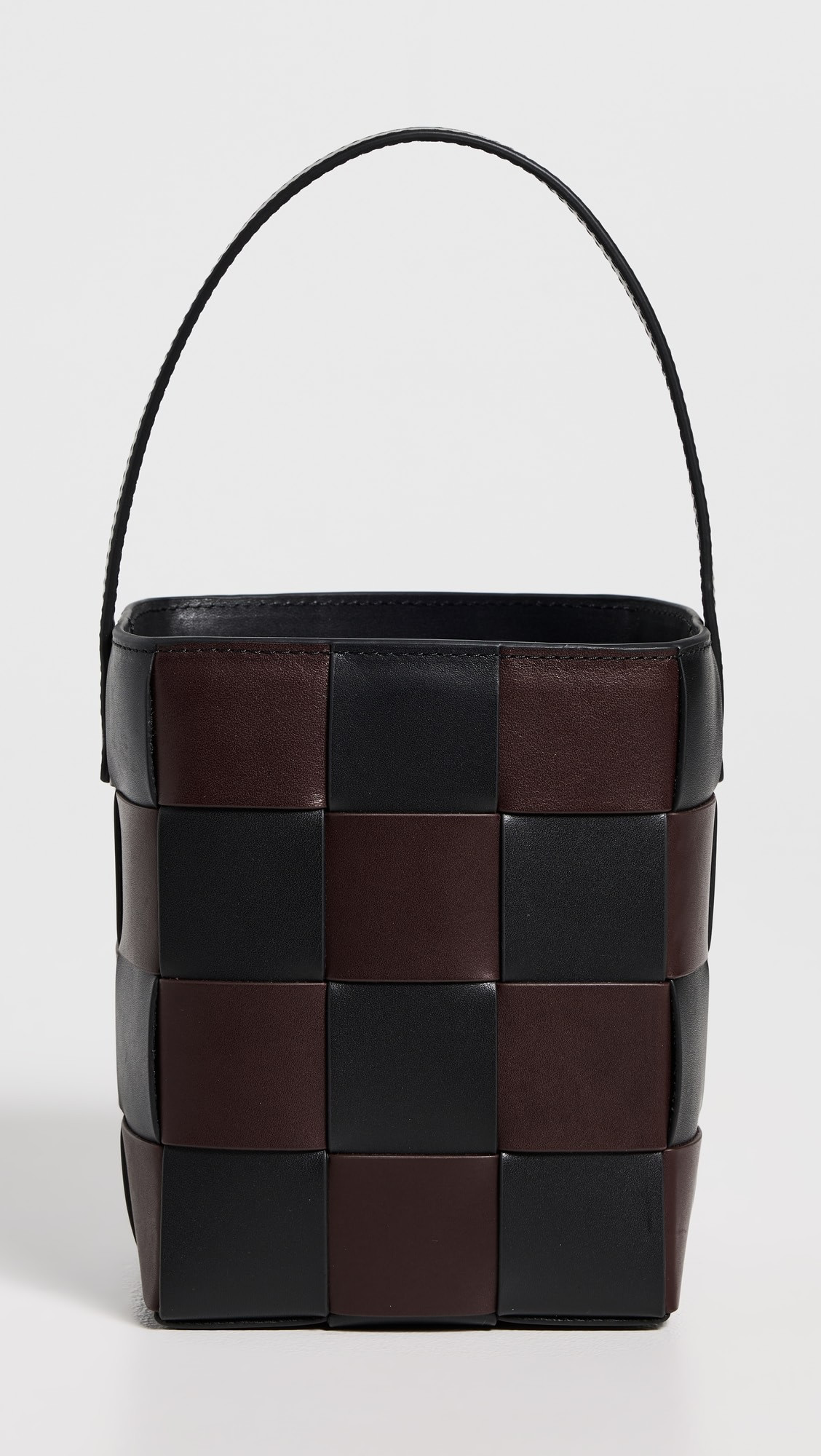 Laith Wide Woven Top Handle Bucket Bag | Shopbop