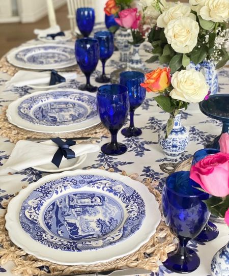 These classic blue and white dishes will always be in style! Shop my collection 

#LTKhome