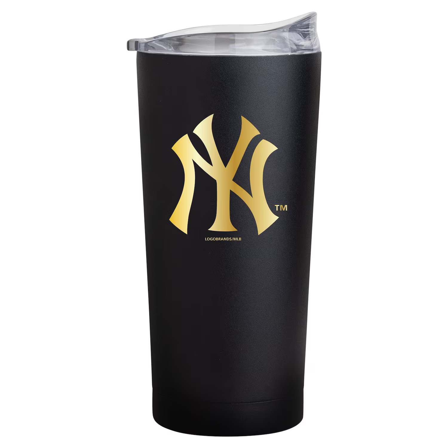 Logo Brands - New York Yankees Black Foil 20oz. Powder Coat Tumbler - Multicolor | Best Buy U.S.