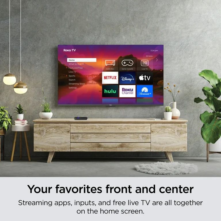 Roku 43" Select Series 4K HDR Smart RokuTV with Enhanced Voice Remote, Brilliant 4K Picture, Auto... | Walmart (US)