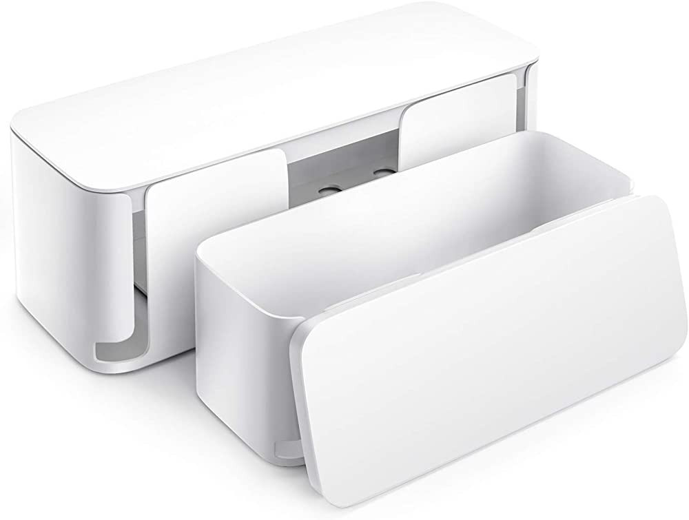 Cable Management Box, 2 Pack Cable Organizer Box, Large and Medium Size Cord Box, Cord Hider Box ... | Amazon (CA)