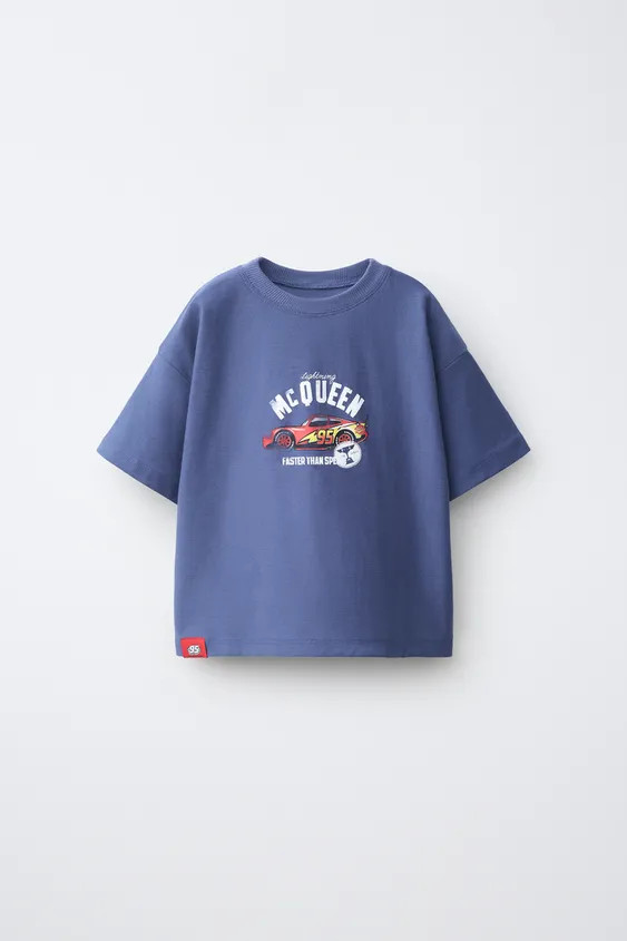 CARS LIGHTNING MCQUEEN \u00a9 DISNEY/PIXAR PRINT T-SHIRT | Zara US