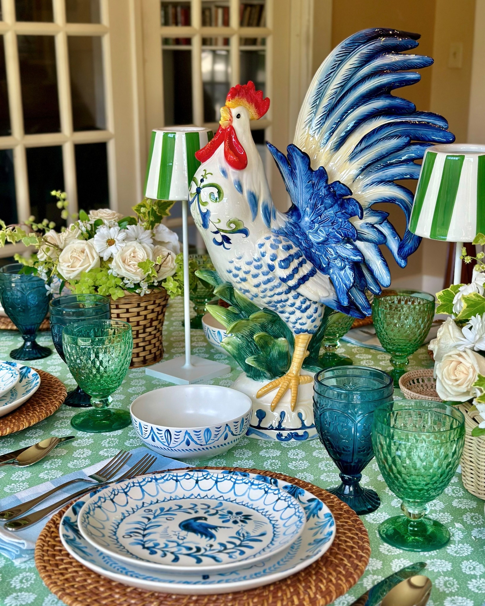 Spring table featuring Fitz and Floyd dinnerware zafferano rechargable lights  rooster

#LTKSeasonal #LTKHome #LTKfoodie