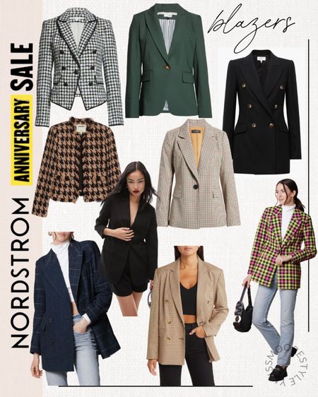 All the best blazers on sale during the Nordstrom Anniversary sale! 

Blazers, workwear, suits, workwear outfit, blazer outfit, Nordstrom, Nordstrom anniversary sale, nsale, houndstooth blazer 

#LTKsalealert #LTKxNSale #LTKunder100