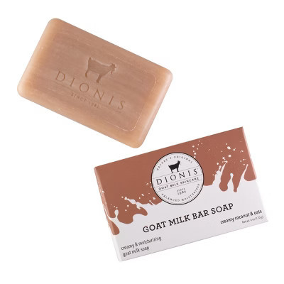 Dionis Goat Milk Bar Soap Creamy Coconut & Oats, 6 oz. | Target