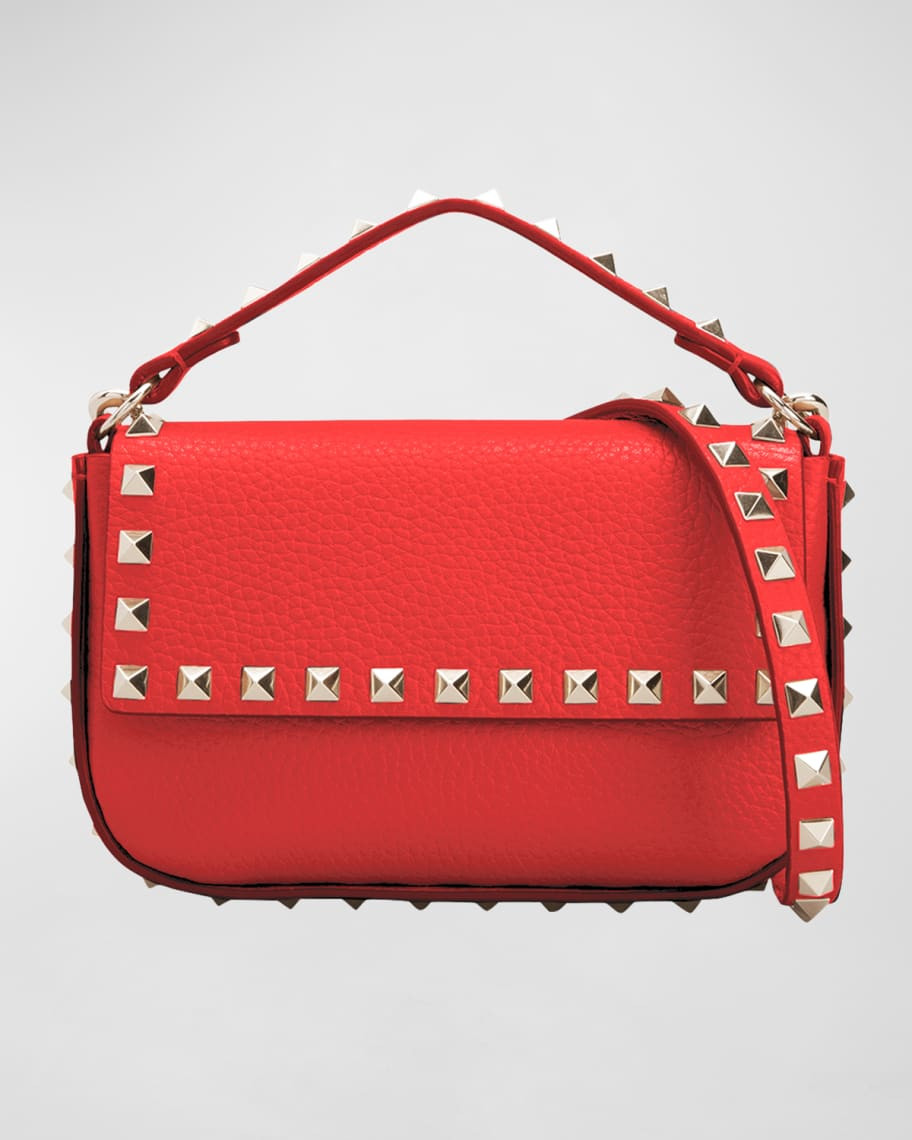 Valentino Garavani Rockstud Top Handle Shoulder Bag | Neiman Marcus