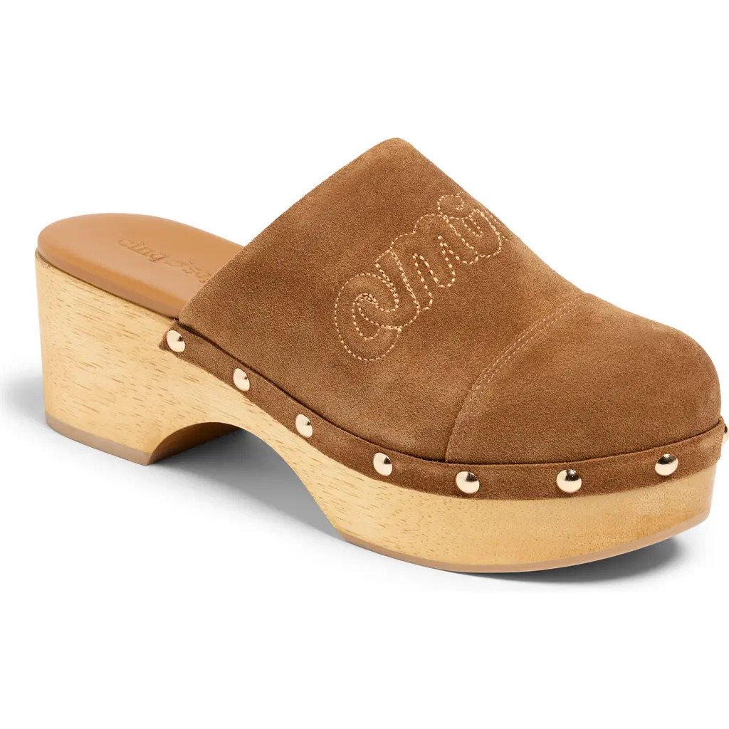Cinq à Sept Sydney Studded Clog in Golden Sienna at Nordstrom Rack, Size 9.5Us / 39.5Eu | Nordstrom Rack