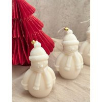 Snowman Candle, Christmas Candles, Holiday Scented Candles For Gift, Gift Candle | Etsy (US)