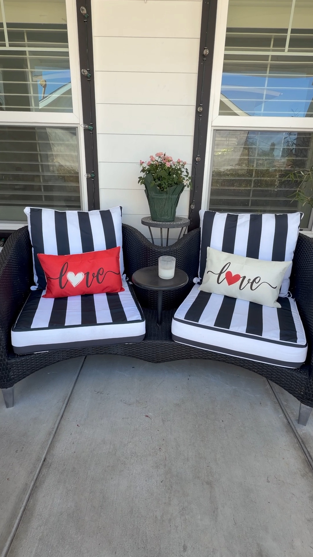 The cutest love pillow for Valentine’s Day on my front porch! 

It’s just the covers so don’t forget to grab the insert pillows I have linked below as well! 

#LTKValentine #LTKSeasonal #LTKdayinmylife