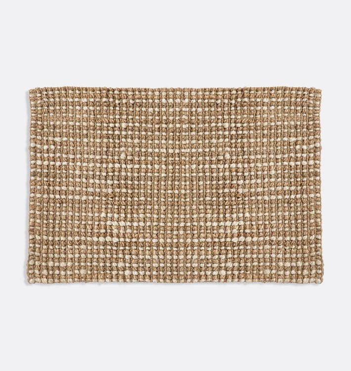 Two-Tone Handspun Jute Doormat | Rejuvenation