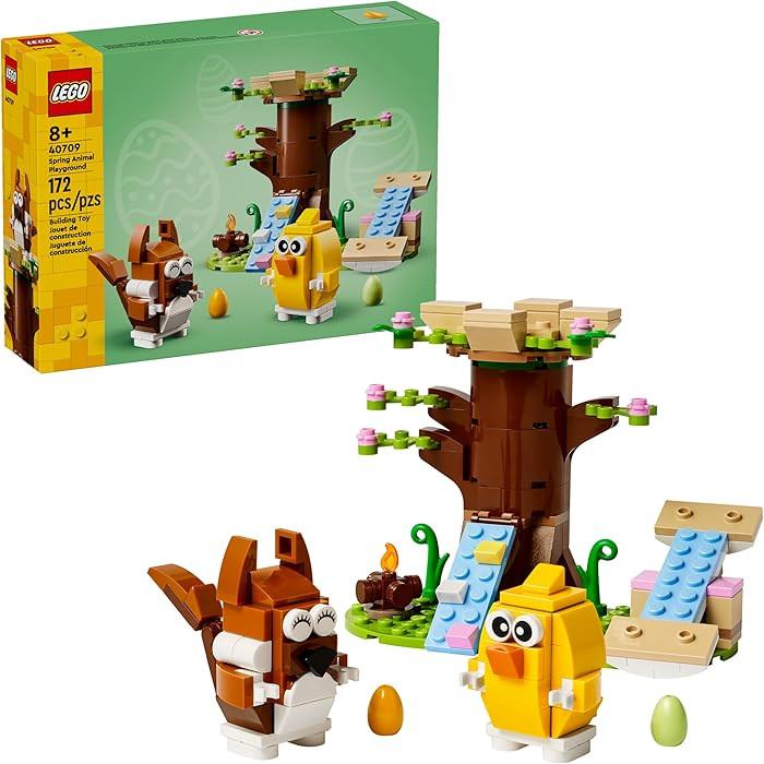 LEGO Spring Animal Playground Building Toy - Pretend Play Set with Squirrel and Bird Figure for B... | Amazon (US)