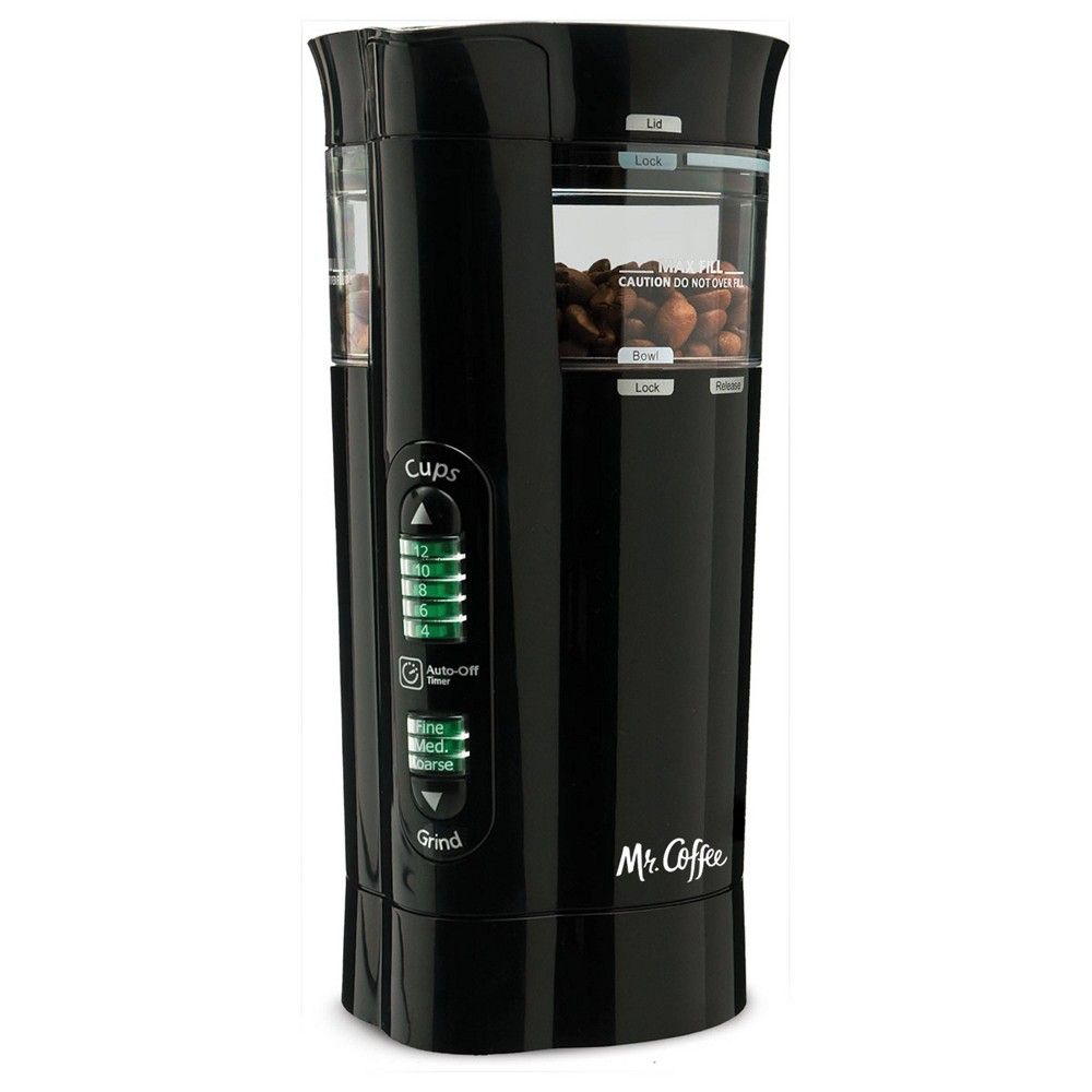 Mr. Coffee 12 Cup Electric Coffee Grinder - Black IDS77 | Target