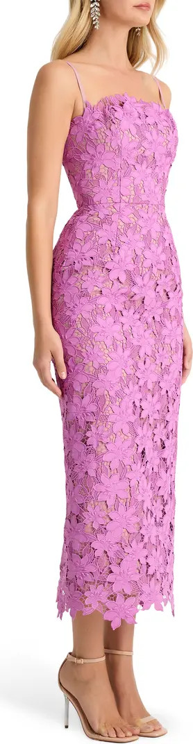 Gemma Broderie Anglaise Midi Cocktail Dress | Nordstrom