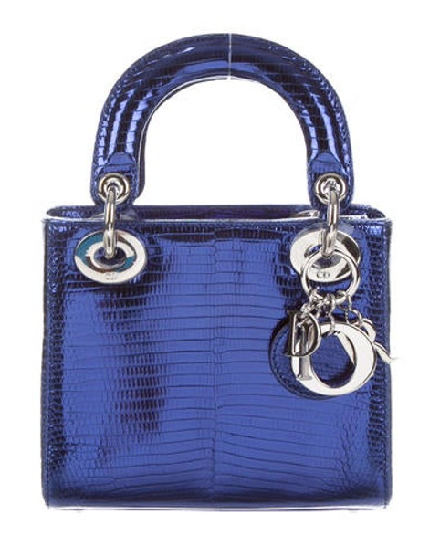Christian Dior Mini Lizard Lady Bag Metallic | The RealReal