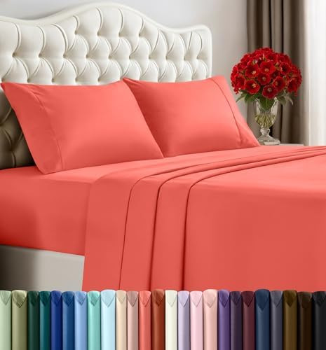 Utopia Bedding Queen Size Sheet Set – 4 Piece Bed Sheets, Soft and Breathable Microfiber, Inclu... | Amazon (US)