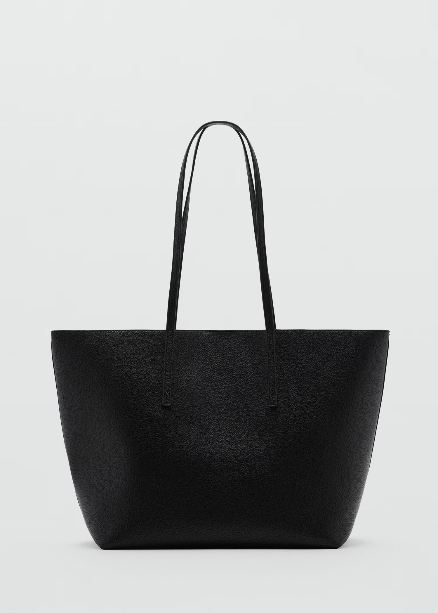 Pebbled effect shopper bag - Women | MANGO USA | Mango (US/MX/AU)