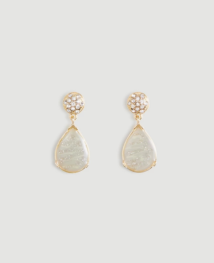 SPARKLE BEADED DROP EARRINGS | Ann Taylor Factory