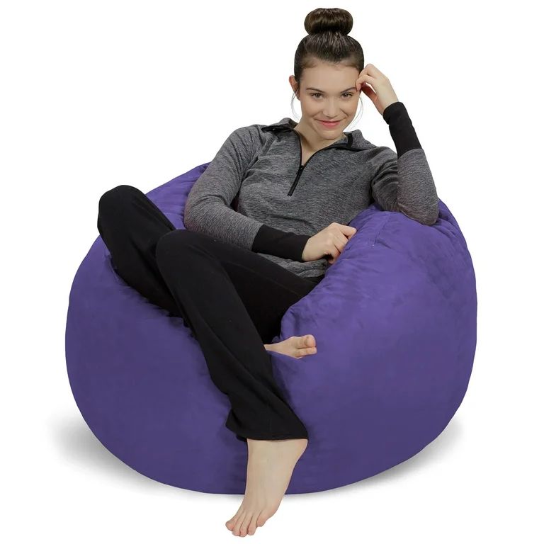 Sofa Sack Bean Bag Chair, Purple | Walmart (US)