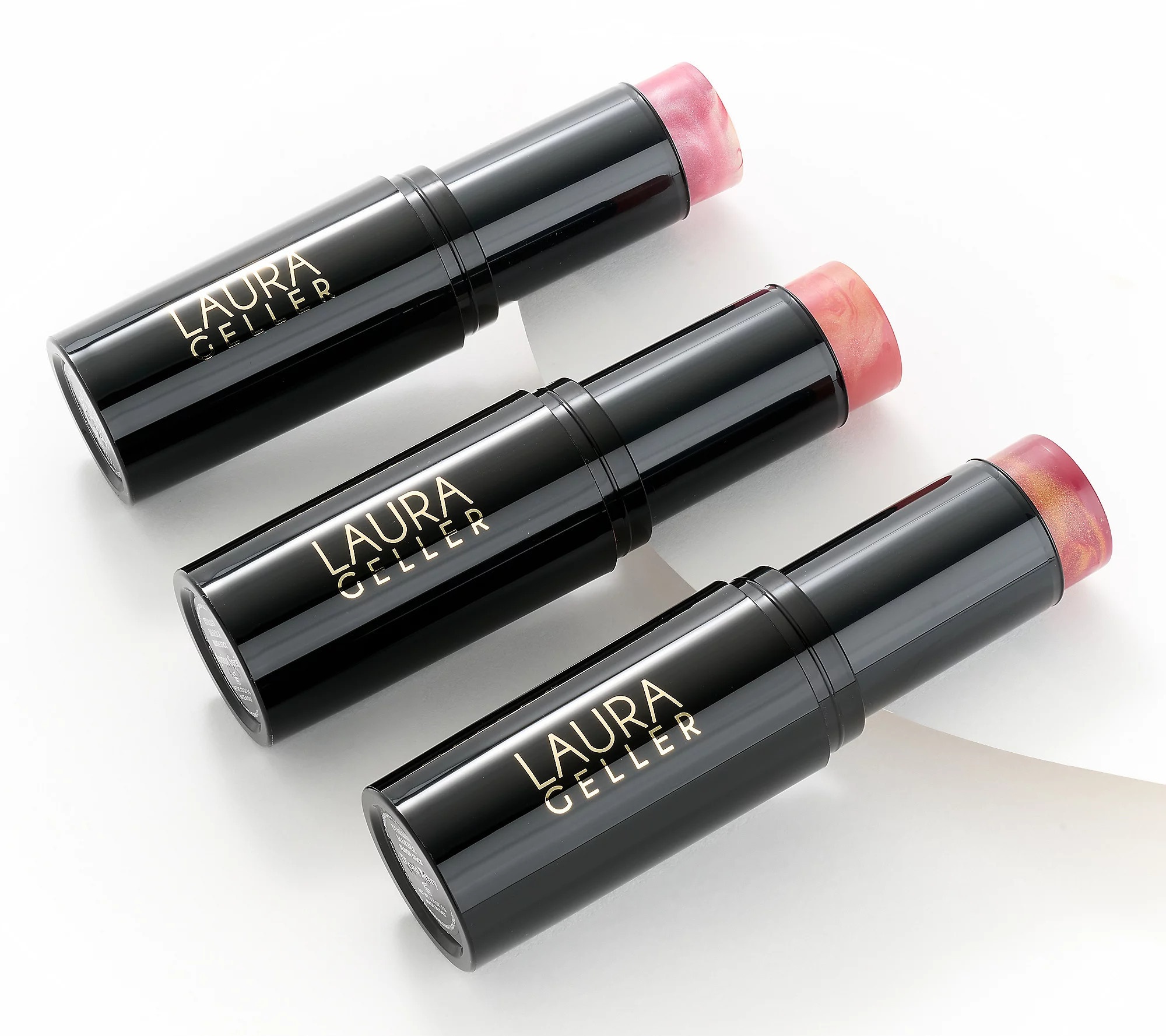 Laura Geller Italian Marble Blush Stick Trio | QVC