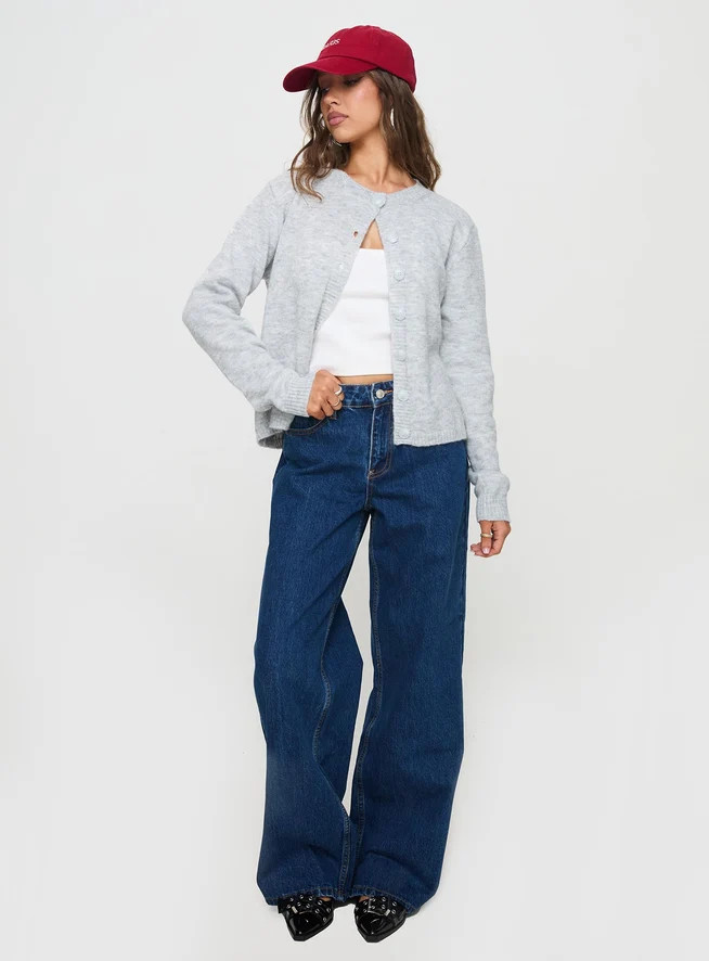 Shima Low Rise Slouch Jeans Mid Wash | Princess Polly US